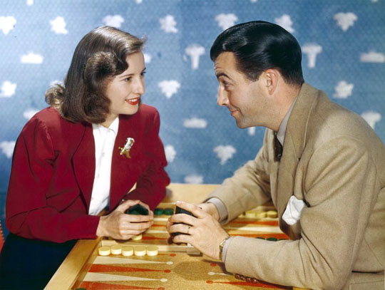 Barbara Stanwyck and Robert Taylor