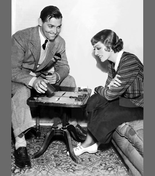 Clark Gable and Claudette Colbert